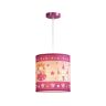 Wonderlamp Candeeiro de Teto Princesas (Branco e Rosa - E27 - 60 W - Plástico)