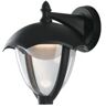 In.Tec Megan Aplique Led Preto em Alumínio 12W 4000K Luz Natural Ip44 23,8X21X18,8cm