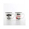 Out Of The Blue Caneca MR. Right & MRS. Always Right