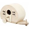 Creotime Caravana de madeira 18 x 11 x 8 cm