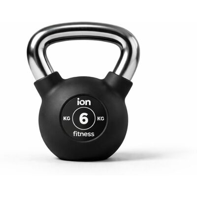 ION fitness Kettlebell Revestida de Borracha - 6kg (HL007-6kg) ION fitness Kettlebell Revestida de Borracha - 6kg (HL007-6kg)