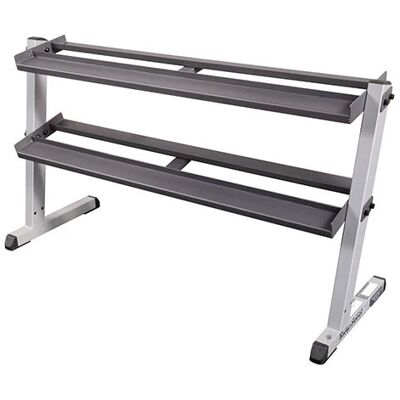 Body-Solid GDR60 Suporte para Halteres - 140cm Armazenamento - Cinza Body-Solid GDR60 Suporte para Halteres - 140cm Armazenamento - Cinza