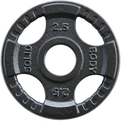 Body-Solid Tools Disco olímpico em ferro com agarres Body-Solid preto - 2.5kg (OPTK2.5) Body-Solid Tools Disco olímpico em ferro com agarres Body-Solid preto - 2.5kg (OPTK2.5)