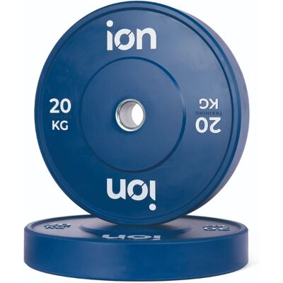 ION fitness Disco Olímpico Bumper Easy Grip - 20kg (GLP021-20kg) ION fitness Disco Olímpico Bumper Easy Grip - 20kg (GLP021-20kg)