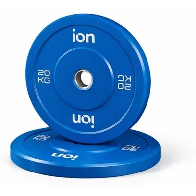 ION fitness Disco Olímpico Bumper Color Line - 20kg (GLP021-20kg) ION fitness Disco Olímpico Bumper Color Line - 20kg (GLP021-20kg)
