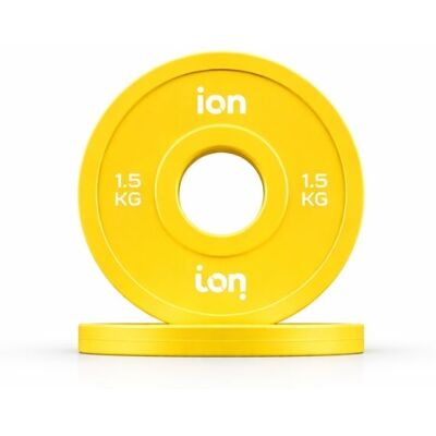 ION fitness Disco Olímpico Fracionário Color Line - 1.5kg (GLP028-015kg) ION fitness Disco Olímpico Fracionário Color Line - 1.5kg (GLP028-015kg)