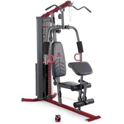 Marcy Multiestação Eclipse HG3000 Compact Home Gym - Preto/Vermelho (STMAMG-MWM7119) Marcy Multiestação Eclipse HG3000 Compact Home Gym - Preto/Vermelho (STMAMG-MWM7119)