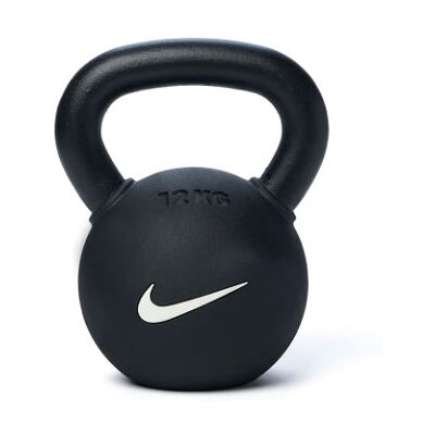 Nike Kettlebell Revestida de Borracha (Preta) - 12kg (KRCU-1012) Nike Kettlebell Revestida de Borracha (Preta) - 12kg (KRCU-1012)