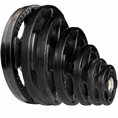Body-Solid Tools Set de Disco olímpico em caucho com agarres Body-Solid - 120kg (SET discos 120 Kg) Body-Solid Tools Set de Disco olímpico em caucho com agarres Body-Solid - 120kg (SET discos 120 Kg)