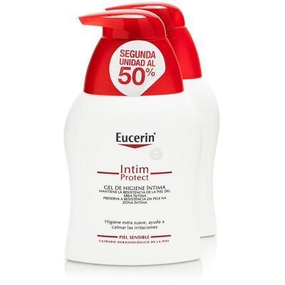 Eucerin Lubrificante Pessoal Proteção Higiene Íntima 2x250ml Eucerin Lubrificante Pessoal Proteção Higiene Íntima 2x250ml