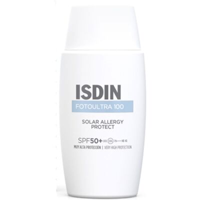 Isdin Photo Ultra Solar Allergy Fusion Fluid SPF50+ - Protetor solar Isdin Photo Ultra Solar Allergy Fusion Fluid SPF50+ - Protetor solar