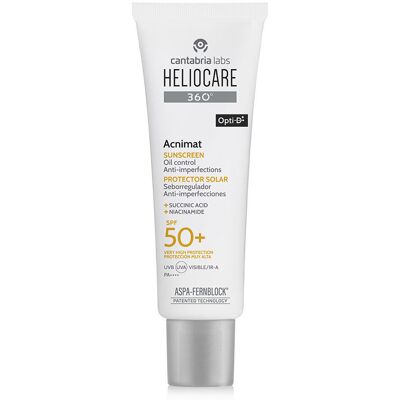 Cantabria Labs Heliocare 360° Acnimat protetor solar sistema anti-manchas e matificante Fps 50+ 50 ml Cantabria Labs Heliocare 360° Acnimat protetor solar sistema anti-manchas e matificante Fps 50+ 50 ml