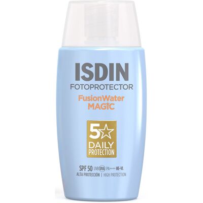 Isdin Fusion Water Magic Protetor Solar Ultra-Leve SPF50 50ml Isdin Fusion Water Magic Protetor Solar Ultra-Leve SPF50 50ml