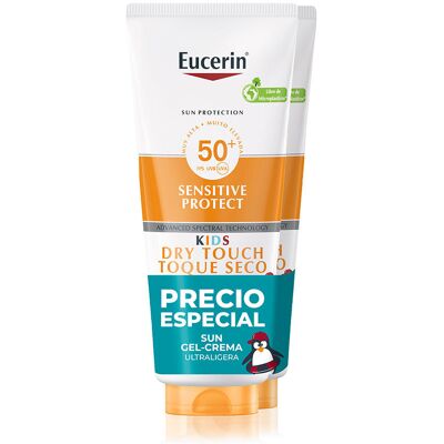 Eucerin Protetor solar infantil em gel Fps 50+, embalagem com 2 x 200 ml Eucerin Protetor solar infantil em gel Fps 50+, embalagem com 2 x 200 ml