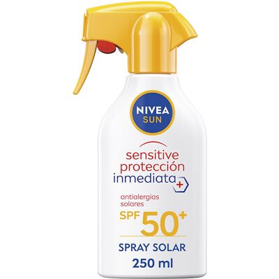 Nivea Sun Sensitive spray antialergias solares SPF50+ 250 ml Nivea Sun Sensitive spray antialergias solares SPF50+ 250 ml