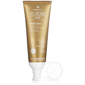 Cantabria Labs Heliocare 360º protetor solar com brilho corporal acabamento dourado FPS50+ 100 ml