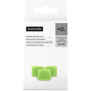 Suavinex Esponjas descartáveis de substituição para aspirador Nasal 12 u Suavinex Esponjas descartáveis de substituição para aspirador Nasal 12 u