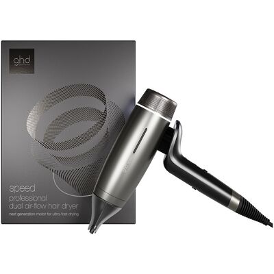 Secador de cabelo iônico profissional ghd speed #Preto Titânio 1 unidade Secador de cabelo iônico profissional ghd speed #Preto Titânio 1 unidade
