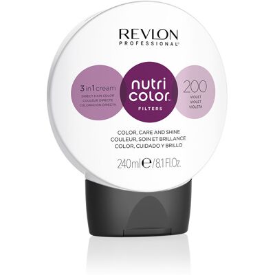 Revlon Professional Máscara de Cor Roxa - Semipermanente, 240 ml Revlon Professional Máscara de Cor Roxa - Semipermanente, 240 ml