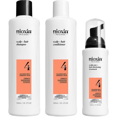 Nioxin Sistema 4 - Kit - Tratamento Para Cabelos Coloridos - Unissex Nioxin Sistema 4 - Kit - Tratamento Para Cabelos Coloridos - Unissex