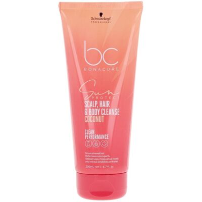 Schwarzkopf Bonacure Sun Protect Limpeza do Couro Cabeludo, Cabelo e Corpo - 200 ml Schwarzkopf Bonacure Sun Protect Limpeza do Couro Cabeludo, Cabelo e Corpo - 200 ml