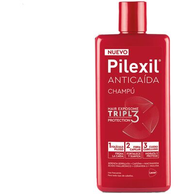 Shampoo antiqueda de cabelo Pilexil tripla proteção 275 ml Shampoo antiqueda de cabelo Pilexil tripla proteção 275 ml