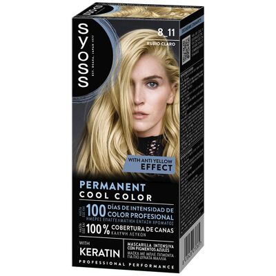 Syoss Permanent Color #8.11-Rubio Claro Syoss Permanent Color #8.11-Rubio Claro