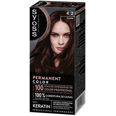 Syoss Permanent Color #4.2-Caoba Syoss Permanent Color #4.2-Caoba