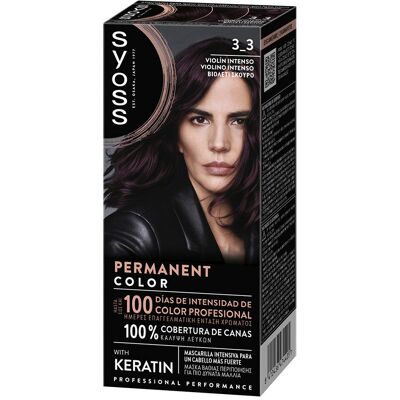 Syoss Permanent Color #3.3-Violín Intenso Syoss Permanent Color #3.3-Violín Intenso