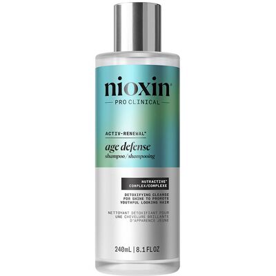 Nioxin Age Defense champú anti envejecimiento purifica el cuero cabelludo con niacinamida 240 ml Nioxin Age Defense champú anti envejecimiento purifica el cuero cabelludo con niacinamida 240 ml