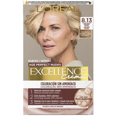 L'Oréal París Excellence Creme coloração capilar sem amônia com microqueratina #8.13-Loiro Bege 1 unidade L'Oréal París Excellence Creme coloração capilar sem amônia com microqueratina #8.13-Loiro Bege 1 unidade