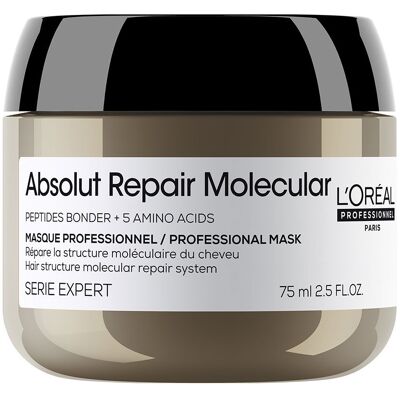 L'Oréal Professionnel Paris Absolut Repair MOLECULAR mascarilla para cabello dañado 75 ml L'Oréal Professionnel Paris Absolut Repair MOLECULAR mascarilla para cabello dañado 75 ml