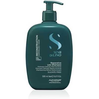 Alfaparf Milano Semi Di Lino Reconstruction shampoo reparador suave 500 ml Alfaparf Milano Semi Di Lino Reconstruction shampoo reparador suave 500 ml