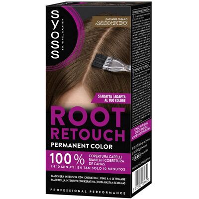 Syoss Root Retouch máscara para retoque de raiz #Castanho Claro-Médio 1 unidade Syoss Root Retouch máscara para retoque de raiz #Castanho Claro-Médio 1 unidade