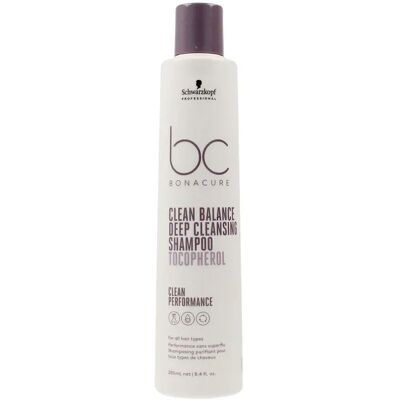 Champô Schwarzkopf Clean Balance Deep Cleansing Tocopherol - 250ml Champô Schwarzkopf Clean Balance Deep Cleansing Tocopherol - 250ml