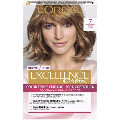 L'Oréal París Excellence Creme tinte #7 rubio L'Oréal París Excellence Creme tinte #7 rubio