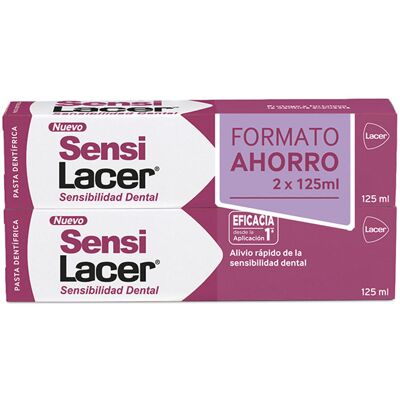 Pasta de dentes Sensilacer, pacote com 2 unidades de 125 ml Pasta de dentes Sensilacer, pacote com 2 unidades de 125 ml