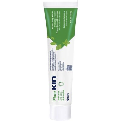 Fluorkin anticaries pasta dentífrica #Menta Fresca 125 ml Fluorkin anticaries pasta dentífrica #Menta Fresca 125 ml