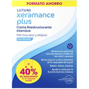 Lutsine E45 Xeramance Plus Creme - Reestruturante Intensivo - 2x100ml Lutsine E45 Xeramance Plus Creme - Reestruturante Intensivo - 2x100ml
