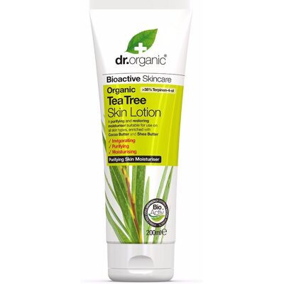 Dr. Organic Bioactive Organic tea tree loción corporal 200 ml Dr. Organic Bioactive Organic tea tree loción corporal 200 ml
