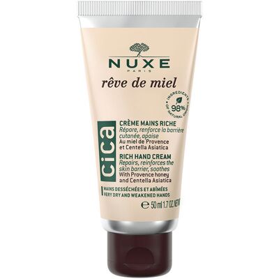 Nuxe Rêve de Miel Cica Rich Hand Cream - Creme nutritiva para mãos 50 ml Nuxe Rêve de Miel Cica Rich Hand Cream - Creme nutritiva para mãos 50 ml