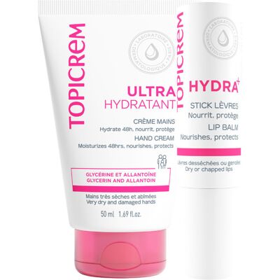 Topicrem Creme para as mãos Uh + protetor labial 2 u Topicrem Creme para as mãos Uh + protetor labial 2 u