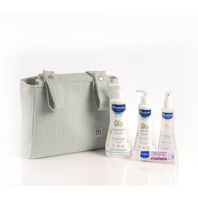 Mustela Mint Trolley Bag Case 5 peças Mustela Mint Trolley Bag Case 5 peças