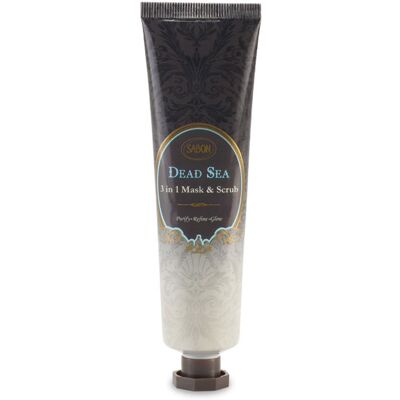 Sabon Máscara esfoliante facial 3 em 1 Dead Sea 50 ml Sabon Máscara esfoliante facial 3 em 1 Dead Sea 50 ml