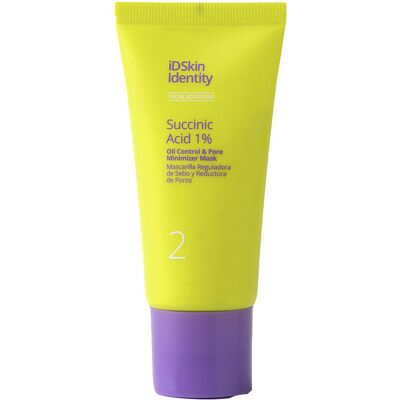 Skin Generics Id Skin Identity Ácido succínico 1% máscara reguladora - Máscara facial Skin Generics Id Skin Identity Ácido succínico 1% máscara reguladora - Máscara facial