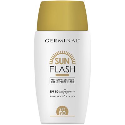 Germinal Protetor solar Sun Falsh com efeito duplo flash FPS50 1 unidade Germinal Protetor solar Sun Falsh com efeito duplo flash FPS50 1 unidade