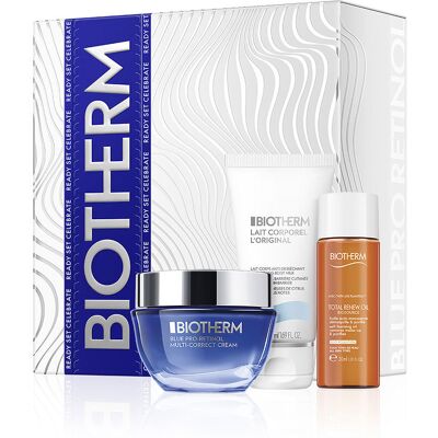 Biotherm Estojo De Creme Multicorrect PRO-RETINOL Azul 3 Unidades Biotherm Estojo De Creme Multicorrect PRO-RETINOL Azul 3 Unidades