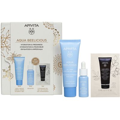 Apivita Conjunto De 3 Cremes E Gel Beelicious Aqua Cream Apivita Conjunto De 3 Cremes E Gel Beelicious Aqua Cream