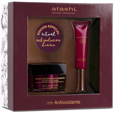 Atashi Ritual Antioxidante Hidratante Facial Estuche 2 pz Atashi Ritual Antioxidante Hidratante Facial Estuche 2 pz