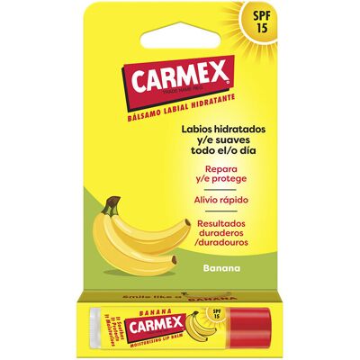 Carmex Protetor labial em bastão Banana Fps 15 4,25 g Carmex Protetor labial em bastão Banana Fps 15 4,25 g